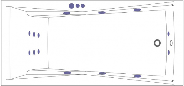 ��������� ����� Excellent Palace WAEX.PAL17.SMART 170x75