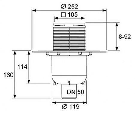 ���� ��� ���� Tece TECEdrainpoint S 130 3601300
