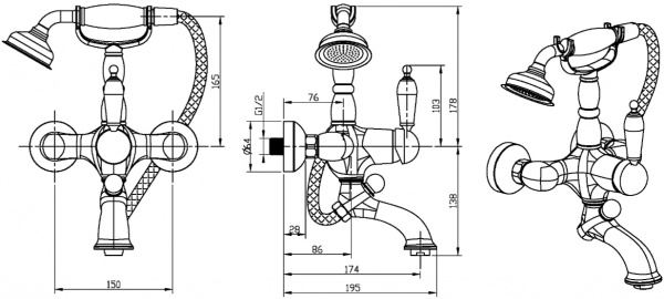 ��������� Boheme Crystal 283-CRST ��� ����� � �����