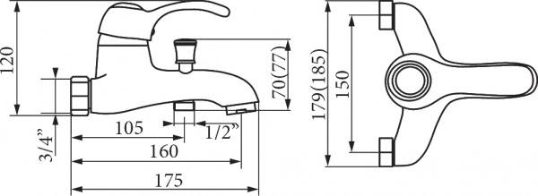 ��������� Veragio Grazia VR.GRA-3501.CR ��� ����� � �����, ����