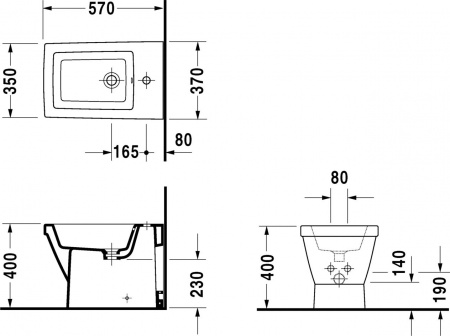 ���� ��������� Duravit 2ND Floor 0136100000