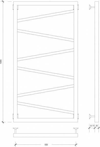 ����������������� ������� Secado ������ 100x50, ������ �������