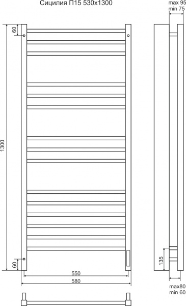 ����������������� ������������� Terminus ������� �15 50x130, sensor quick touch