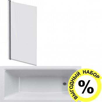 ��������� ����� AM.PM Gem W90A-170-075W-A 170x75 � �������� + ������ �� ����� + ���������� AM.PM �� 30 ���� �������� �� �����������