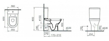 ������-������� VitrA Diana 9815B003