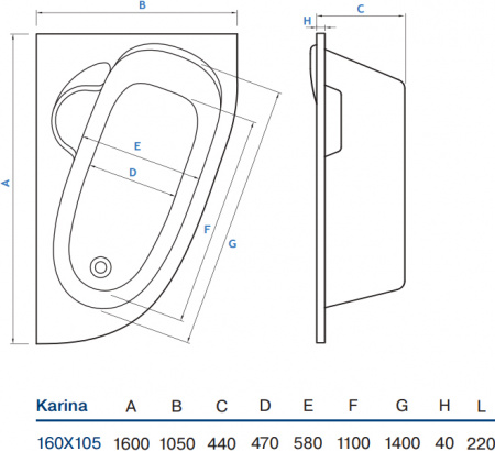 ��������� ����� Koller Pool Karina 160x105 R