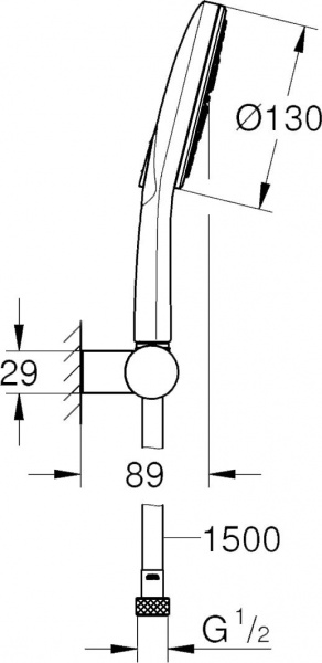 ������� �������� Grohe Rainshower SmartActive 26580000
