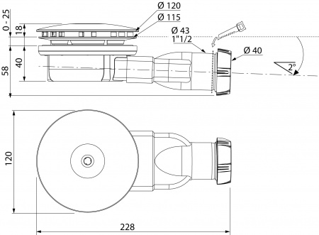 ����� ��� ������� Wirquin Sliim 30718662 D90, ��������