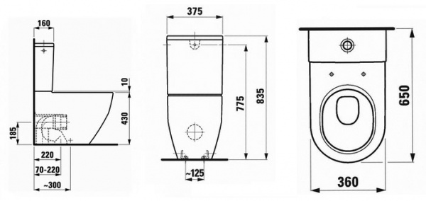 ������-������� Laufen Pro 8.2595.2.000.000.1