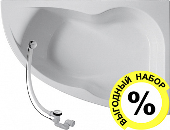 ��������� ����� Jacob Delafon Micromega Duo 170x105 R + ����-�������