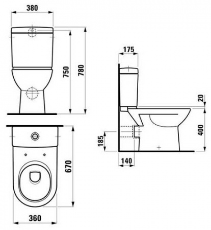 ������-������� Laufen Pro 2495.6.000.000.1