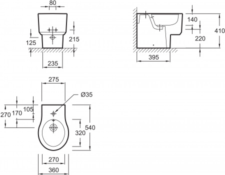 ���� ��������� Jacob Delafon Viragio E4775