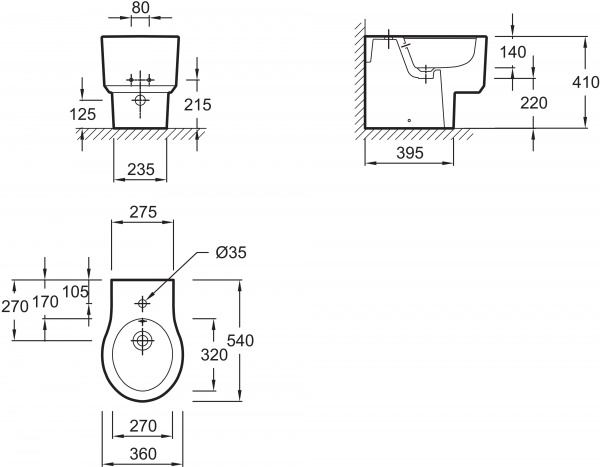 ���� ��������� Jacob Delafon Viragio E4775