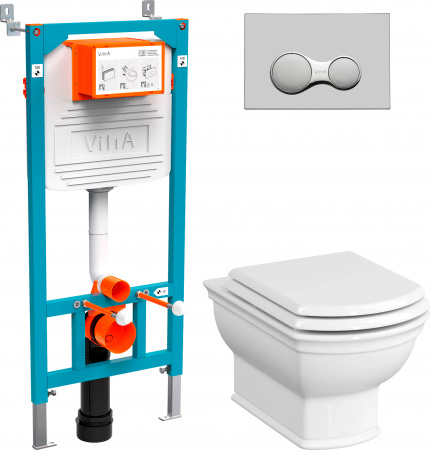 ��������  ������� ����������� VitrA 800-2010 � ������� �����, ���� + ���� ��� ������� ���������� VitrA Valarte 7805B003-0075 + ������-������� VitrA Valarte 124-003-009 � �����������