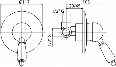  Cezares Elite DIM-02-Bi   ,  