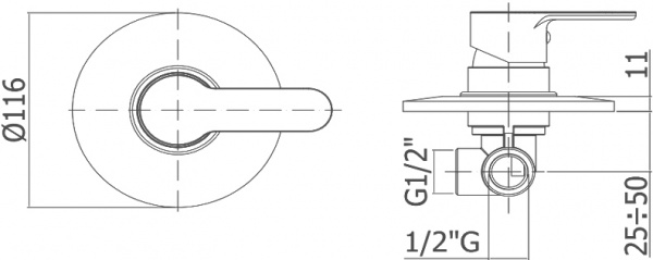 ��������� Paffoni BLU BLU010CR � ���������� ������, ��� ����