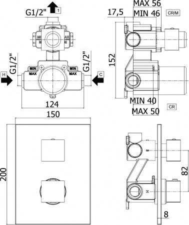 ��������� Paffoni Elle LEQ518NO/M � ���������� ������, ��� ����� � �����