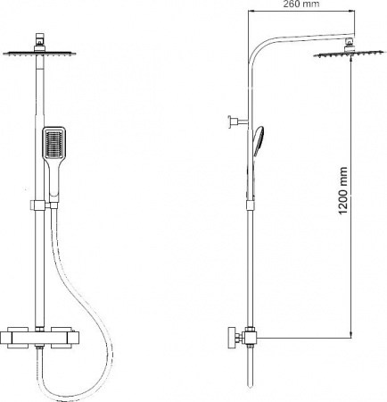 ������� ������ RGW Shower Panels SP-22
