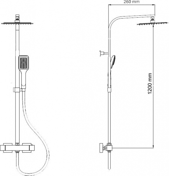 ������� ������ RGW Shower Panels SP-22