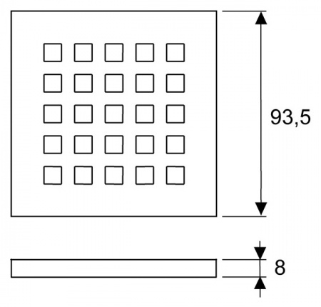 ������� Tece ����drainboard 310 00 00 quadratum