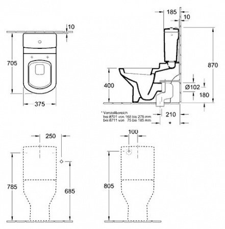����� ��� ������� Villeroy & Boch Sentique 5722 11R1 alpin