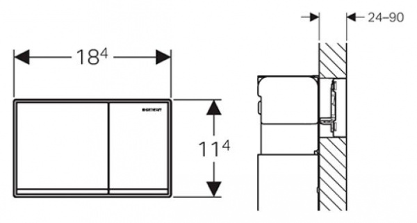 ������ ����� Geberit Omega 60 115.081.SQ.1 �����