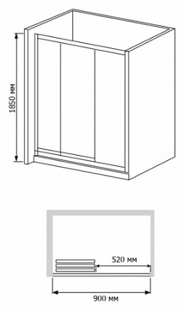 ������� ����� RGW Classic CL-11 (860-910)x1850 