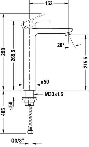 ��������� Duravit B.3 B31030002010 ��� ��������, ����