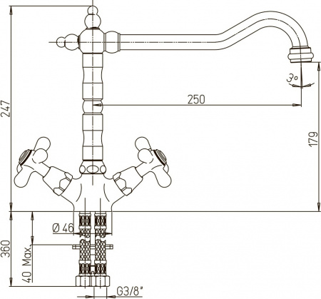 ��������� Paini Liberty 17F3570BKM ��� �������� �����