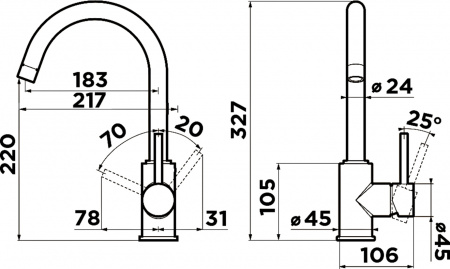 ��������� Omoikiri Shinagawa 4994252 ��� �������� �����