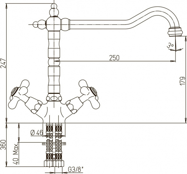 ��������� Paini Liberty 17F3570BKM ��� �������� �����
