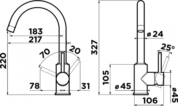 ��������� Omoikiri Shinagawa 4994252 ��� �������� �����