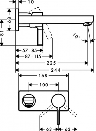 ��������� Hansgrohe Metris S 31163000 ��� ��������