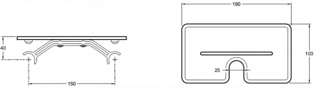 ������� ������ Jacob Delafon Metro E26589-CP � ������