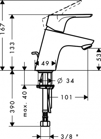 ��������� Hansgrohe Focus E2 31730000 ��� ��������