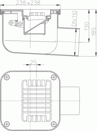 HL 681/1 ���� � �������������� �������� DN110