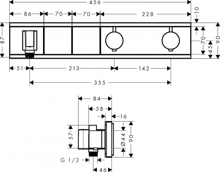 ��������� Hansgrohe RainSelect 15355400 ��� ����