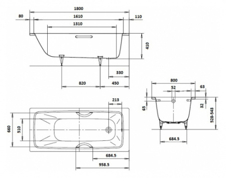 �������� ����� Kaldewei Cayono 751