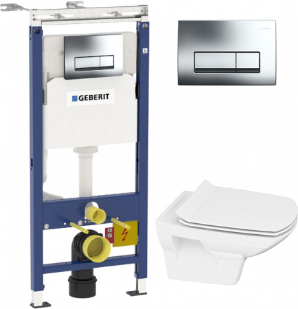   Geberit Duofix  4  1     +  Cersanit Carina new clean on slim lift