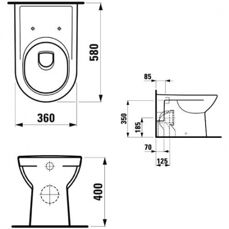 ������ ���������� Laufen Pro 2295.1.000.000.1