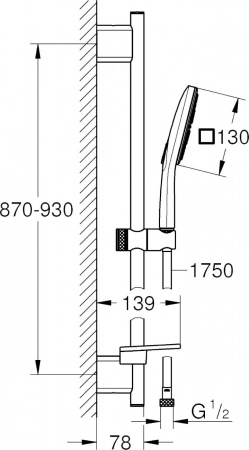 ������� �������� Grohe Rainshower SmartActive 26586LS0 ����� ����