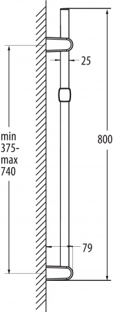 ������� �������� Elghansa Shower Rail SB-78S