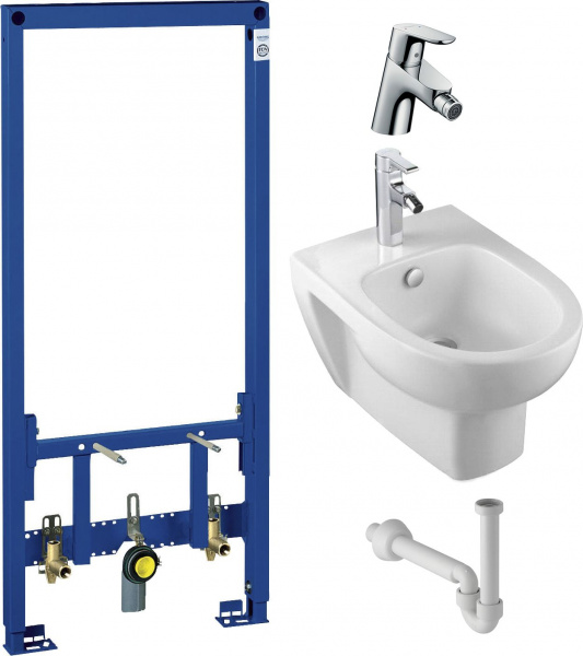 ��������  ���� ��������� Jacob Delafon Odeon Up E4765 + ������� ����������� ��� ���� Grohe Rapid SL 38553001 + ��������� Hansgrohe Focus E2 31920000 �