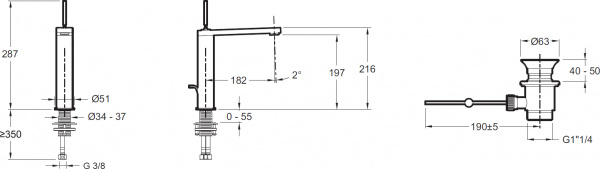 ��������� Jacob Delafon Composed E73053-CP ��� ��������