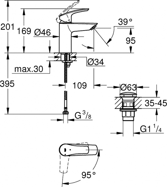 ��������� Grohe Eurosmart 23924003 ��� ��������