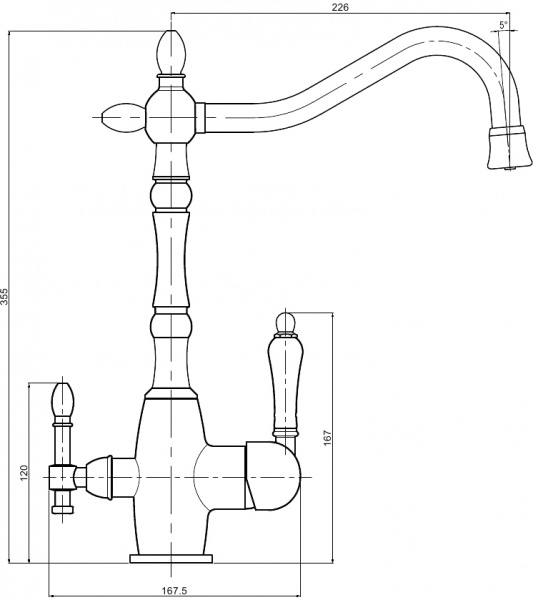 ��������� Milacio Castellon Ceramic MC.515.ASN ��� �������� �����, ��������/�����