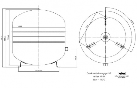 Reflex NG 80, �����, ���������� �������������� ���,����������� 6 ���, ���. 8001211