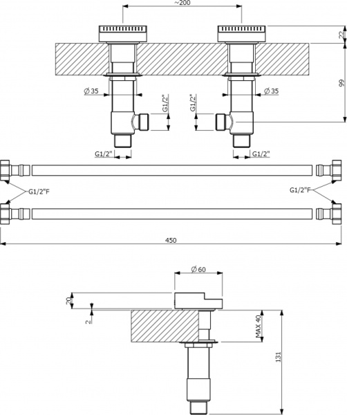 ��������� Villeroy & Boch Dawn TVW10612015161 ��� ��������