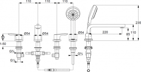 ��������� Kludi Pure&Solid 344230575 �� ���� �����
