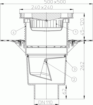 HL 616H/5 ���� � ������������ �������� DN160